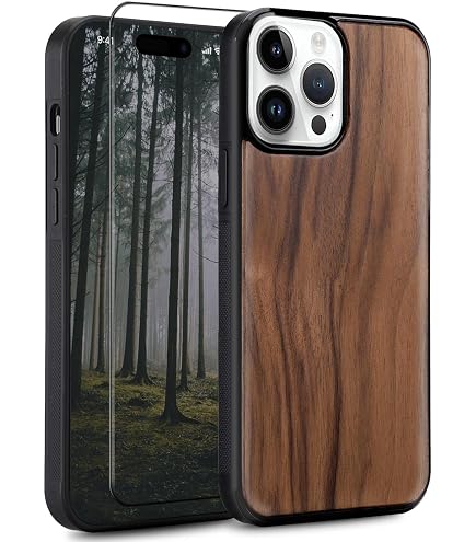 Amazon.com: kwmobile Real Wood Case Compatible with Apple iPhone